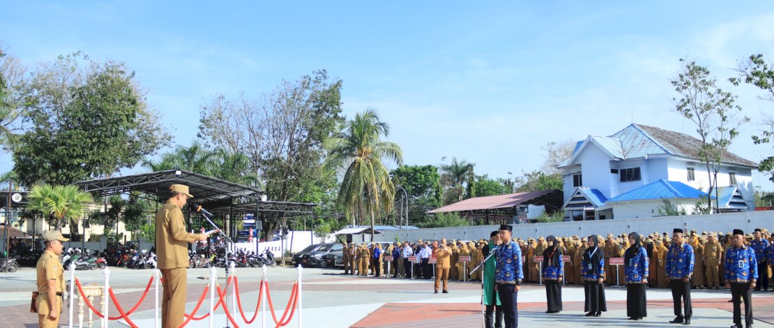 Wakil Bupati Hengky Yasin Pimpin Upacara Peringatan Haornas ke-42 di Takalar