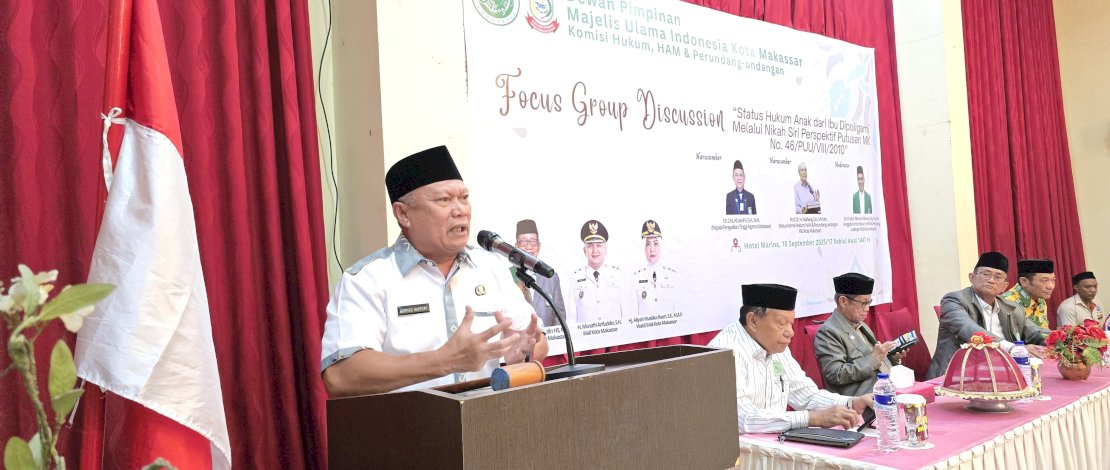 FGD dengan tema "Status Hukum Anak dari Ibu Dipoligami Melalui Nikah Siri Perspektif Putusan MK No.46/PUU/VIII/2010" di Hotel Marina, Makassar, Rabu, 10 September 2025.