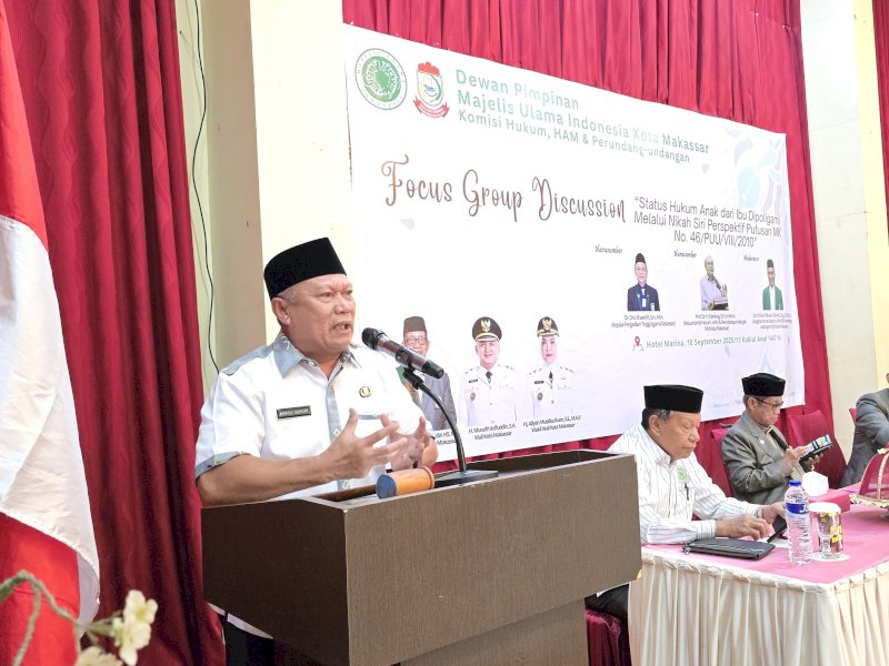 MUI Kota Makassar Gelar FGD Status Hukum Anak dari Ibu Dipoligami Melalui Nikah Siri