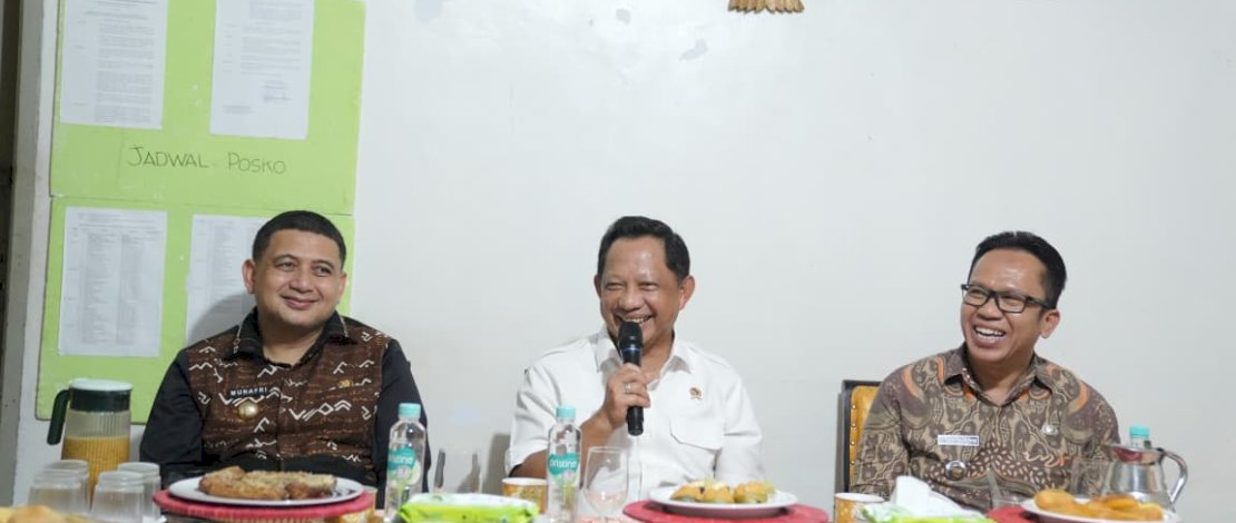 Tinjau Poskamling di Rappocini, Mendagri Tito Puji Gerak Cepat Wali Kota Makassar