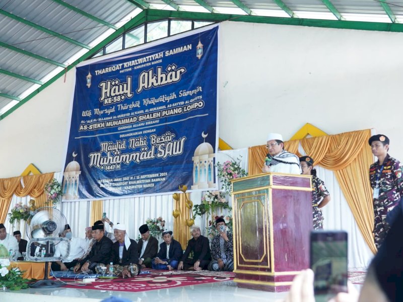 Menteri Agama di Maulid Akbar Tarekat Khalwatiyah Samman, Ajak Cinta Negeri dan Hindari Fitnah