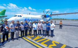 Gubernur Sulsel Resmikan Penerbangan Perdana Makassar&ndash;Bone Bersama Fly Jaya Airlines