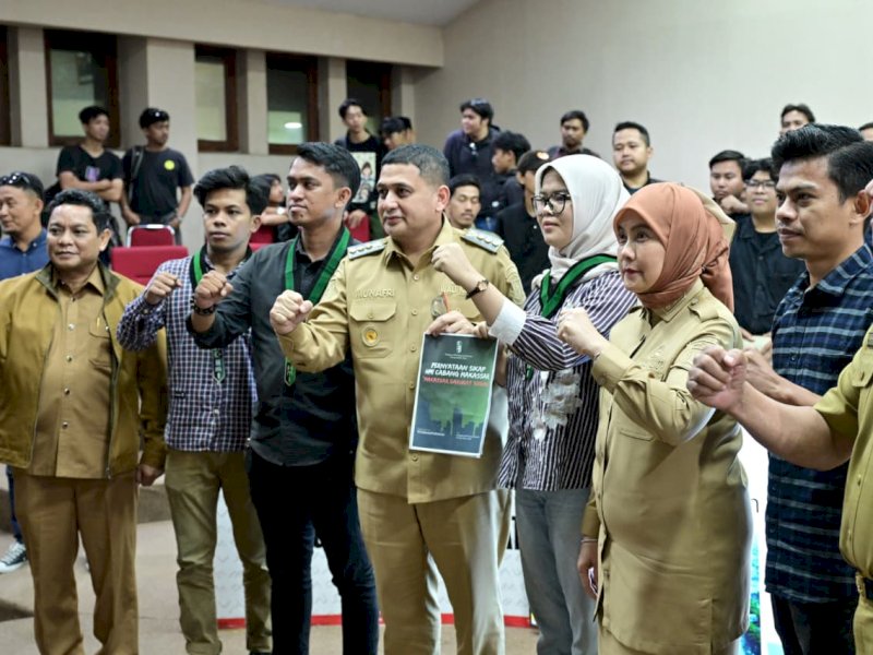 Wali Kota Makassar Jemput Bola Aspirasi Mahasiswa, Buktikan Pemerintahan Tanpa Jarak