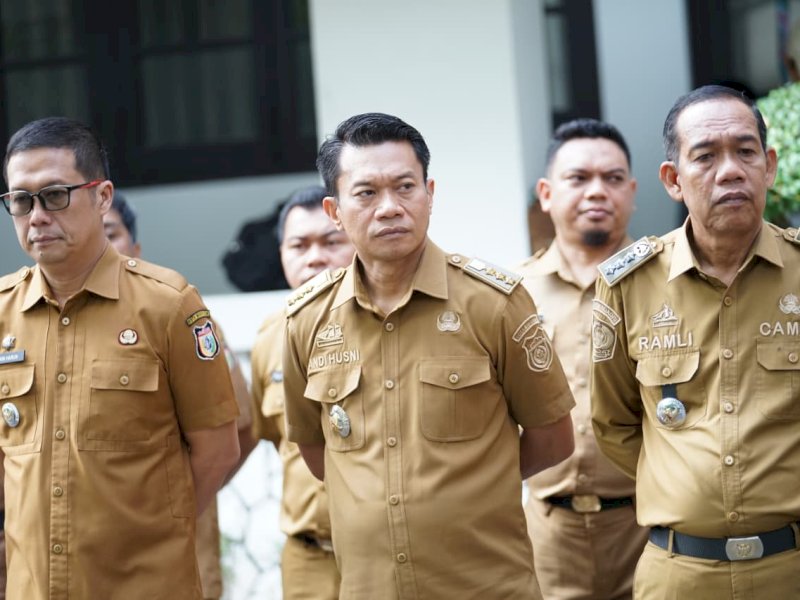Pacu Integritas dan Semangat Baru, Pemkot Makassar Gelar Apel Kebangsaan dan Puncak PORSENI 2025