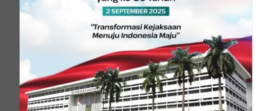 Kepala Bappeda Kota Makassar, Dahyal, Ucapkan Selamat Hari Kejaksaan RI ke-80