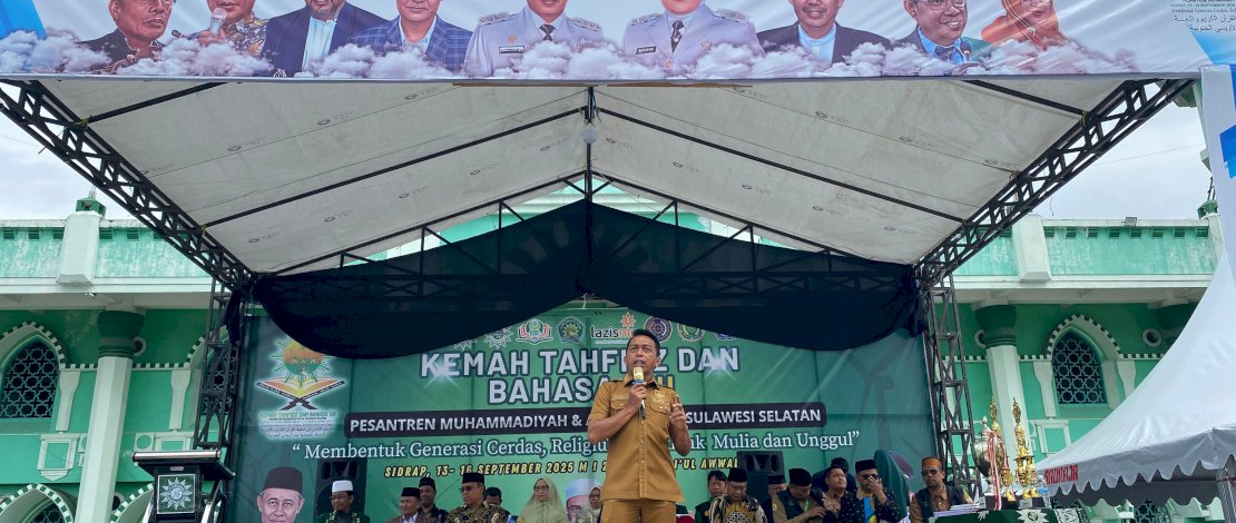 Kemah Tahfidz VIII Sidrap Berakhir, Bupati Syaharuddin: Semoga Bawa Berkah