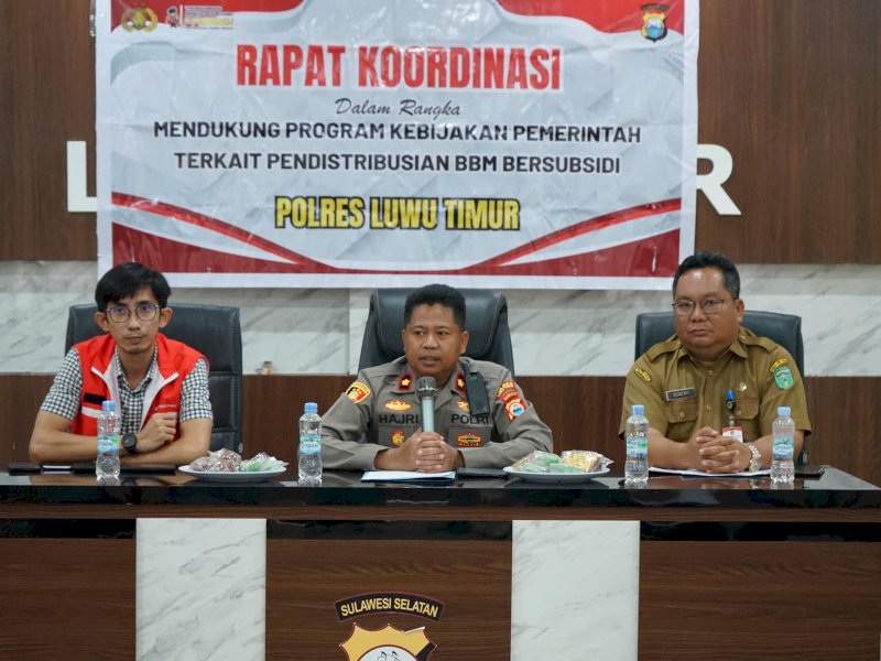 Dugaan Penyalahgunaan BBM Subsidi Mencuat, Pemkab dan Polres Luwu Timur Perketat Pengawasan Distribusi