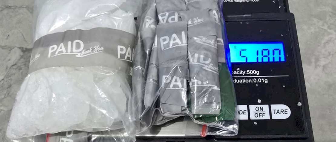 Barang bukti sabu yang diamankan saat Tim Opsnal Satresnarkoba Polres Maros mengamankan seorang pria yang mengedarkan sabu lewat Instagram.