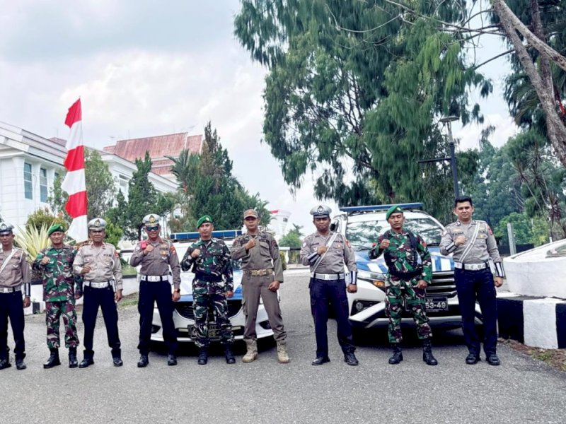 Jaga Luwu Timur Tetap Kondusif, Aparat Gabungan Dikerahkan Jaga Objek Vital