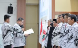 Pengukuhan PGRI Makassar, Wali Kota Ingatkan Guru Jaga Integritas