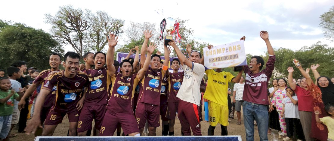Liga Anak Rakyat 2025: Rudianto Lallo Hadir di Tengah Euforia Final di Pulau Lakkang