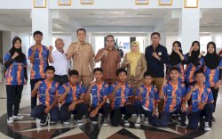 Wabup Sidrap Lepas Atlet Kempo, Bulutangkis, dan Petanque ke Pra Porprov 2025