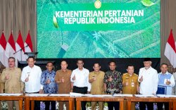 Gubernur Sulsel Hadiri Rakor Hilirisasi Komoditas Prioritas dan Penandatanganan MoU Komitmen Kesanggupan Pemenuhan Data CPCL