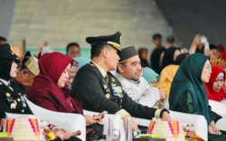 Wakil Ketua DPRD Makassar Hadiri Upacara Penurunan Bendera HUT ke-80 RI di Karebosi