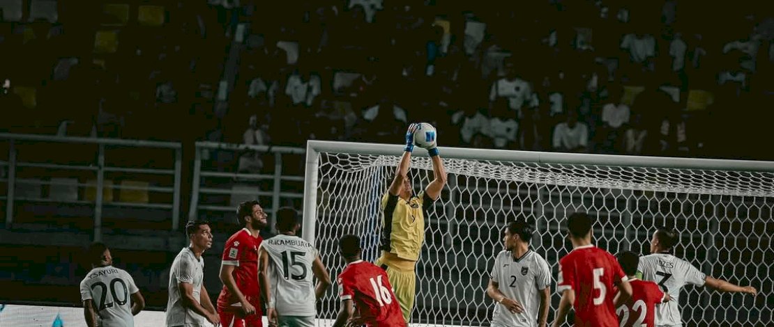 foto: instagram Emil Audero saat laga   uji coba Timnas Indonesia vs Lebanon beberapa waktu lalu