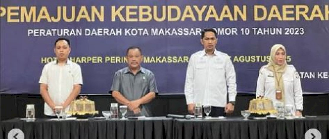 Kadis Kebudayaan Makassar Jadi Narasumber Sosialisasi Perda Pemajuan Kebudayaan Daerah Angkatan VII