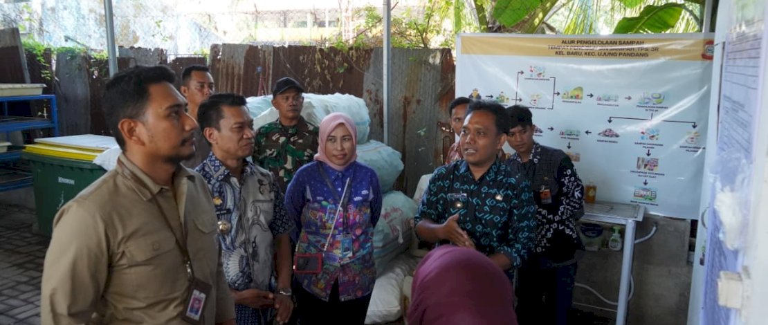 Camat Ujung Pandang Sambut Tim Penilai Kota Sehat di TPS3R Karebosi, Tunjukkan Komitmen Wujudkan Makassar Bebas Sampah