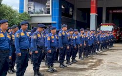 Damkarmat Makassar Sambut Pejabat Struktural Baru, Perkuat Layanan Penanggulangan Kebakaran dan Penyelamatan