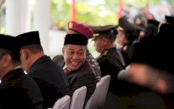 Sekretariat DPRD Makassar Hadiri Upacara Hari Otonomi Daerah XXIX, Tekankan Pentingnya Kemandirian dan Inovasi Daerah