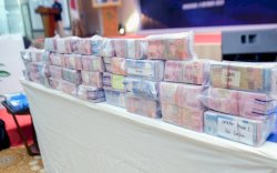 BI - Polda Sulsel Musnahkan 23.185 Lembar Uang Palsu