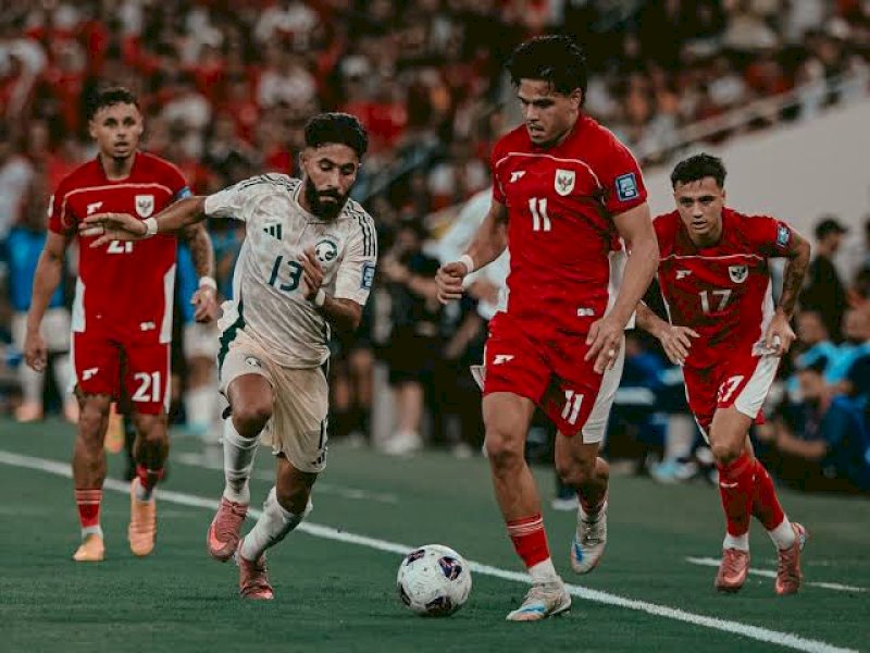 Timnas Indonesia Jaga Asa Lolos ke Piala Dunia 2026 Meski Takluk dari Arab Saudi