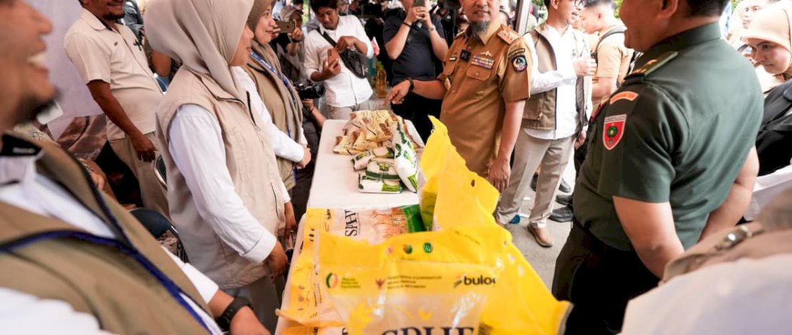 Gubernur Sulsel Buka Gerakan Pangan Murah Serentak di 24 Kabupaten/Kota