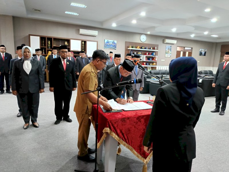 Lima Pejabat Pimpinan Tinggi Pratama Dilantik, Pemkab Sidrap Perkuat Kinerja OPD