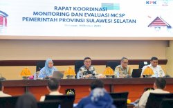 OPD Lingkup Pemprov Sulsel Diminta Percepat Penginputan MCSP Bersama KPK