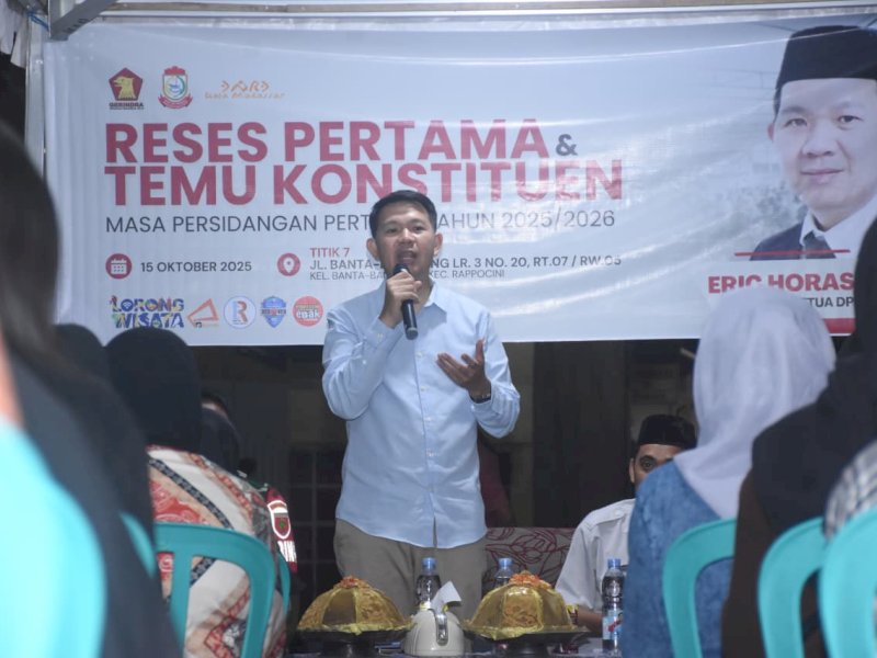 Eric Horas Reses di Banta-bantaeng, Warga Keluhkan Bansos yang Tidak Merata