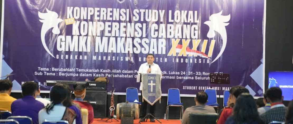 Wali Kota Makassar Buka Konfercab XXXII GMKI: Mahasiswa Harus Hadir dengan Aksi Nyata