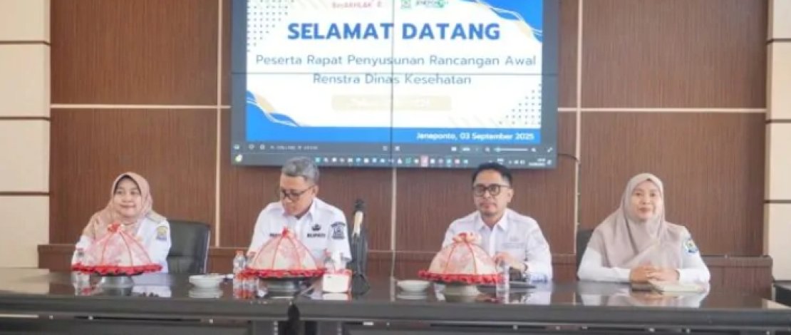 Pemkab Jeneponto Matangkan Strategi Pembangunan Kesehatan Lima Tahun ke Depan