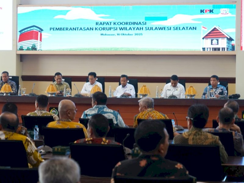 Bupati Irwan Bachri Syam Hadiri Rakor Pemberantasan Korupsi Wilayah Sulsel