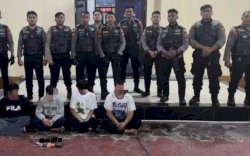 Samapta Polres Metro Jakarta Pusat Gulung Belasan Remaja Tawuran dan Pengguna Narkoba