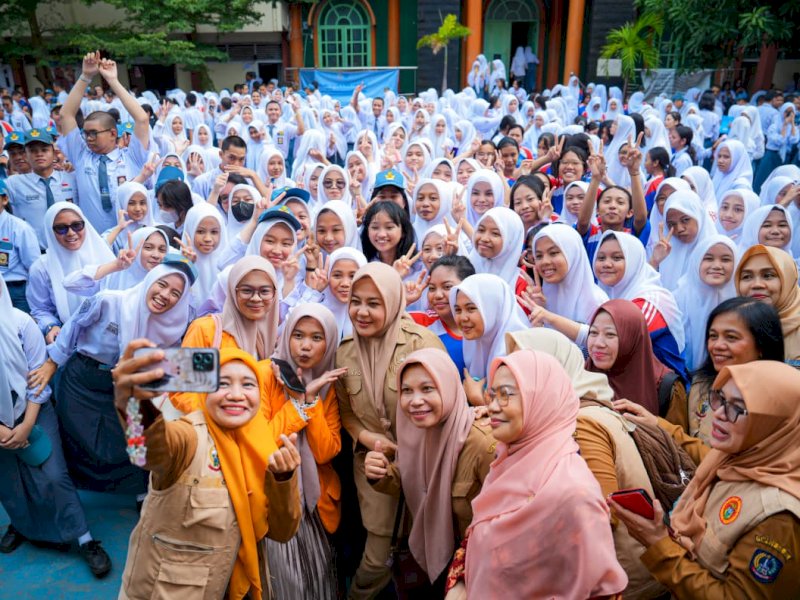 Fatmawati Rusdi Ajak Siswa Wujudkan Generasi Hebat dan Sehat