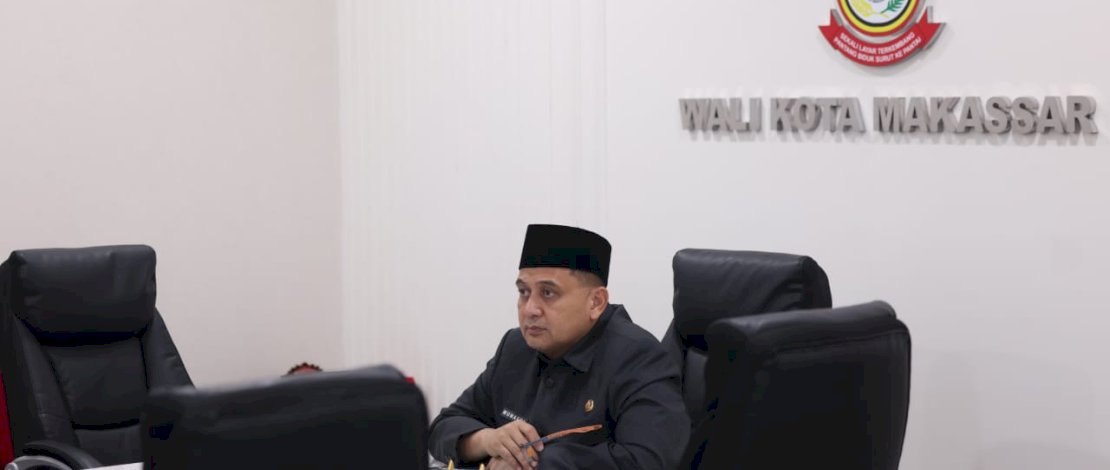 Wali Kota Makassar, Munafri Arifuddin, menghadiri Rapat Paripurna Keenam Masa Persidangan Pertama Tahun 2025/2026 DPRD Kota Makassar melalui Zoom Meeting dari Ruang Rapat Kantor Balai Kota Makassar, Selasa, 21 Oktober 2025. 