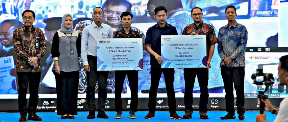 Menteri Koordinator Bidang Perekonomian Airlangga Hartarto mewakili Presiden RI Prabowo Subianto menyaksikan pelaksanaan Akad Massal Kredit Usaha Rakyat (KUR) yang menjangkau 800.000 debitur di seluruh Indonesia, dengan total plafon penyaluran diperkirakan mencapai Rp40 triliun.