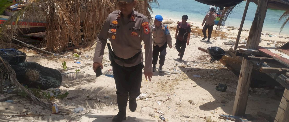 Kapolsek Bontomatene Iptu Rahmat Saleh, memimpin langsung patroli ke lokasi, Rabu, 22 Oktober 2025, bersama sejumlah personel untuk memastikan adanya peristiwa destruktif fishing.