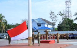 Wakil Bupati Inspektur Upacara pada Puncak Peringatan Hari Olahraga Nasional XLII TAHUN 2025