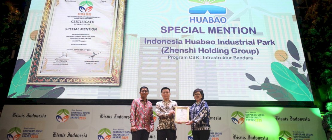 Huabao Indonesia Raih Dua Penghargaan CSR Nasional, Wujud Komitmen Bangun Daerah dan SDM Lokal