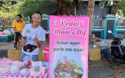 Bripka Harianto, Polisi Entrepreneur Personel Polres Selayar Tak Gengsi Jualan Bubur Ayam