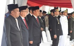 Jajaran Dinas Sosial Makassar Hadiri Upacara Hari Pahlawan 2025 di Balai Kota