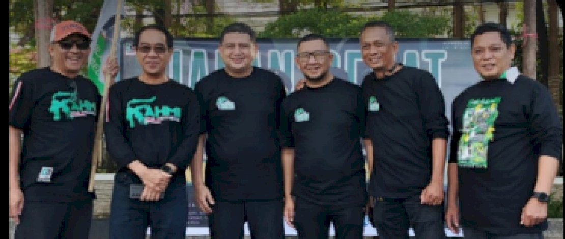 Kepala Kesbangpol Dampingi Wali Kota Makassar pada Jalan Santai Silaturahmi KAHMI se-Sulawesi