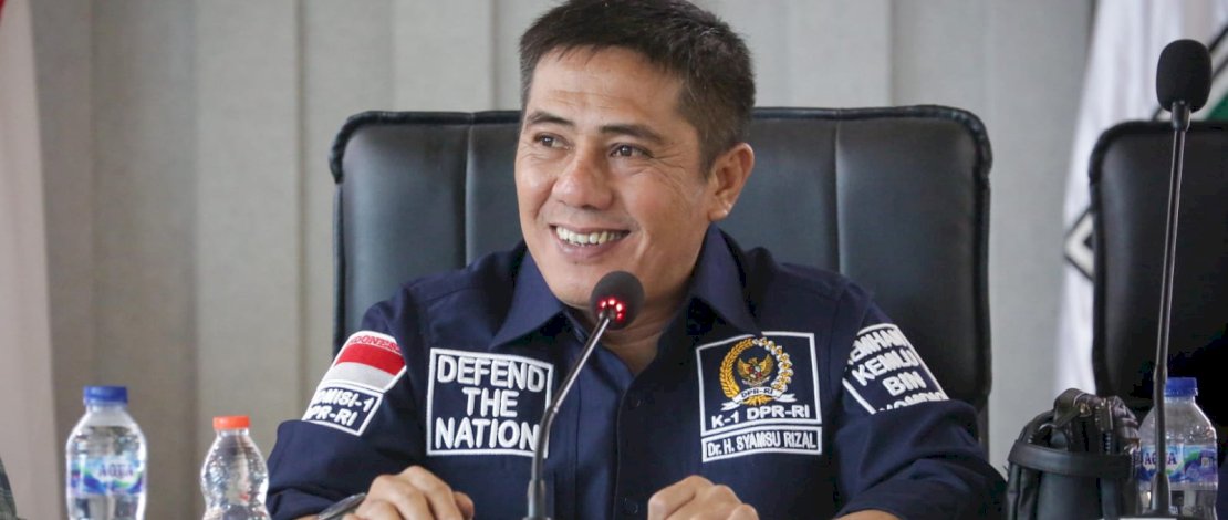 Anggota Komisi I DPR RI Fraksi Partai Kebangkitan Bangsa (PKB), Syamsu Rizal 