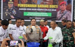 Polres Selayar Musnahkan Narkoba Senilai Rp1,2 Miliar