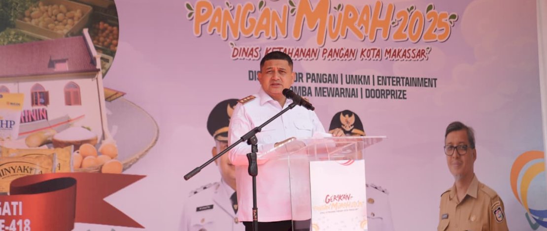 Wali Kota Makassar, Munafri Arifuddin, hadir langsung pada kegiatan Gerakan Pangan Murah yang digelar di Kecamatan Manggala, Rabu (12/11/2025).
