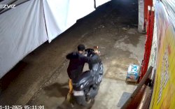 Dini Hari Terekam CCTV, Dua Pria Gondol Motor di Rappocini Gunakan Teknik Stut