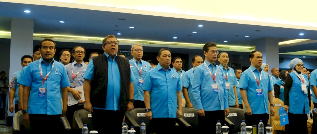 Peringatan HUT Partai Gelora di Hotel Horison Makassar, Minggu, 16 November 2025.