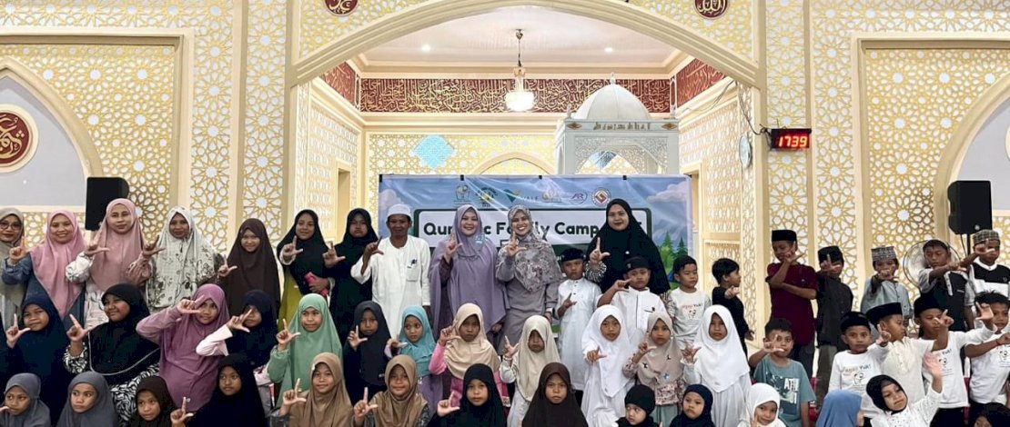 Qur’anic Family Camp 2025 yang digelar oleh Rumah Qur’an Hafiz Hafizah Malili, di Masjid Babul Khair, Puncak Indah, Malili.