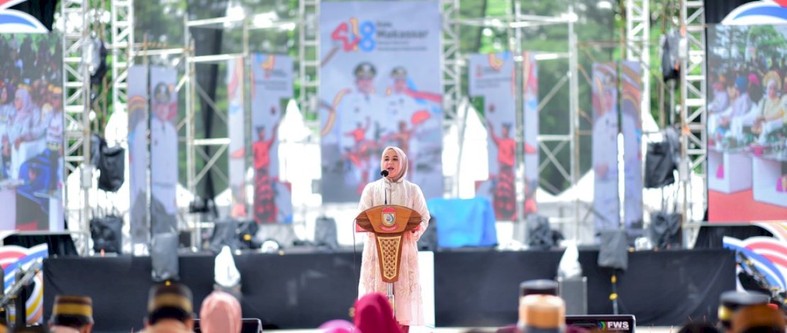 Fatmawati Rusdi Ajak Masyarakat Rajut Harmoni di HUT Makassar ke-418