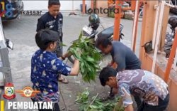 Pemerintah Kecamatan Wajo Galakkan Pembuatan Lubang Biopori untuk Cegah Banjir dan Kurangi Sampah